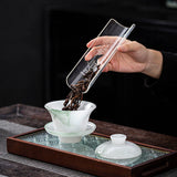 Load image into Gallery viewer, Natural glass tea set