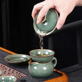 Load image into Gallery viewer, Brother kiln tea set